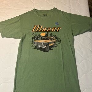 Blazer Graphic Tee in Olive Green